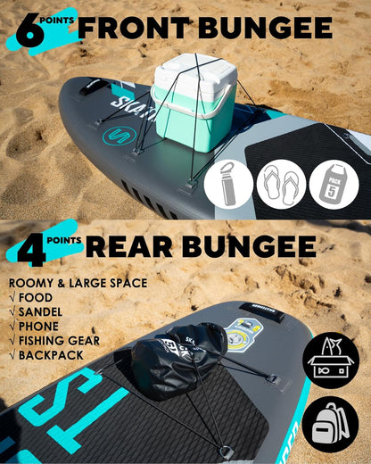 Super Wide Inflatable SUP Board Combo